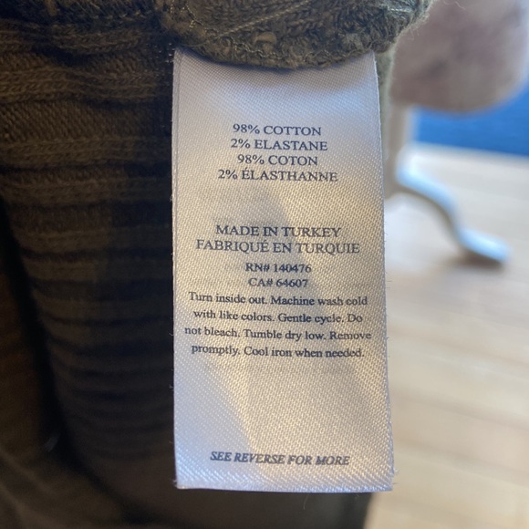 Faherty Cambria Ribbed Tank Top Olive Green - Picture 7 of 7